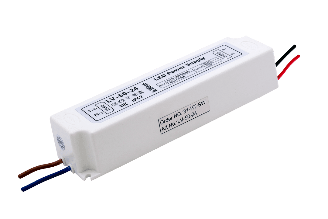 Блок Питания для ленты IP 67 пластик 50 W, 24V — изображение 2