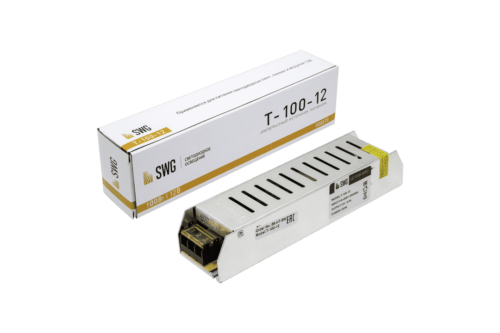 Блок питания компактный (узкий), 100 W, 12V