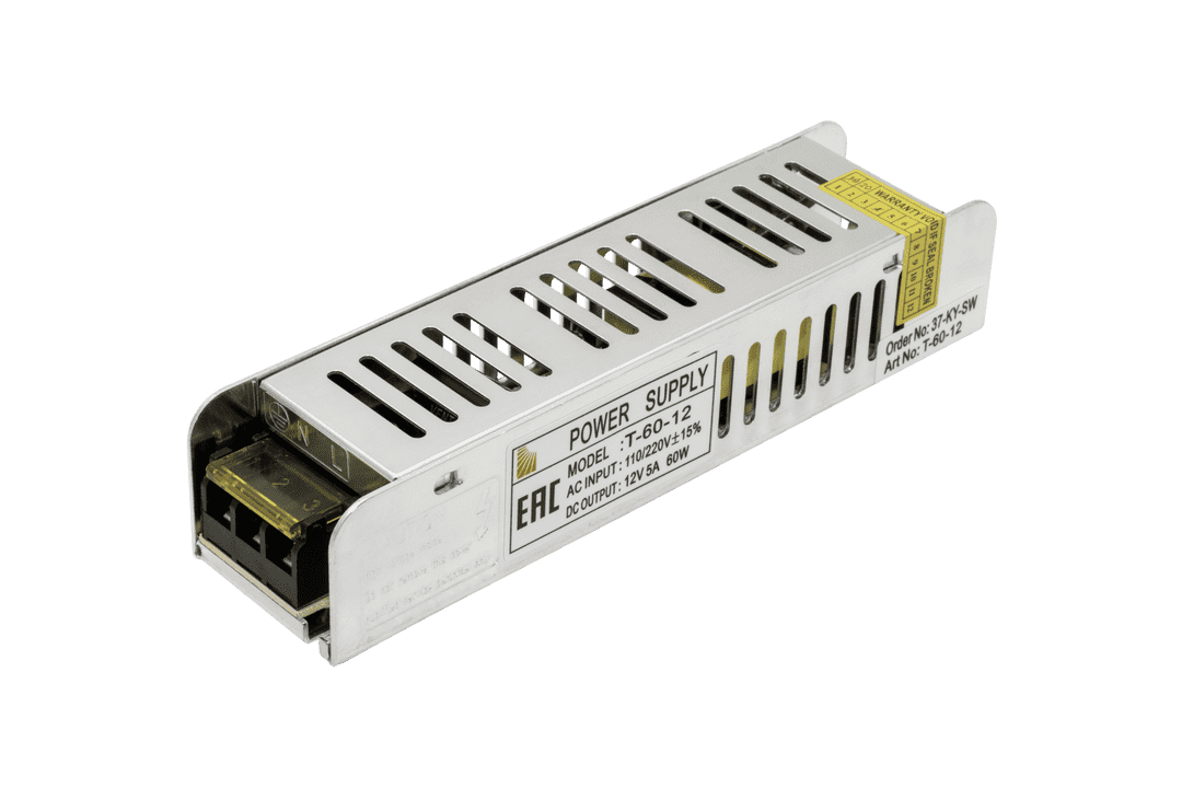 Блок питания компактный (узкий), 60 W, 12V — изображение 2