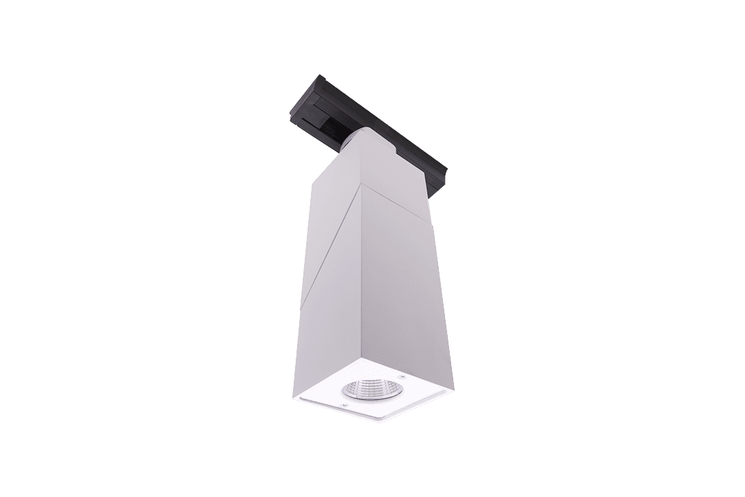 Трековый LED светильник квадратный 10Вт 3000К LDT