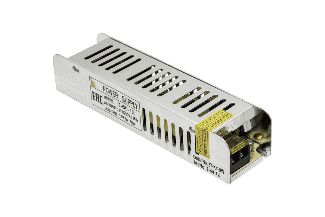Блок питания компактный (узкий), 60 W, 12V — изображение 3