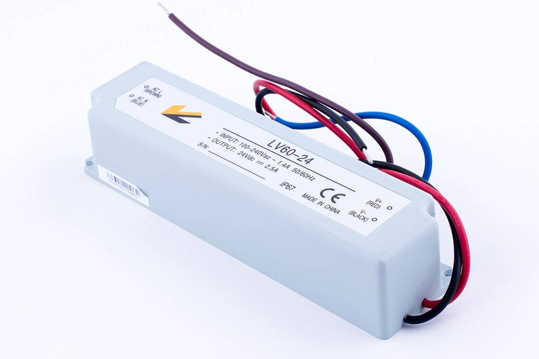 Блок Питания для ленты IP 67 пластик 60 W, 24V — изображение 5