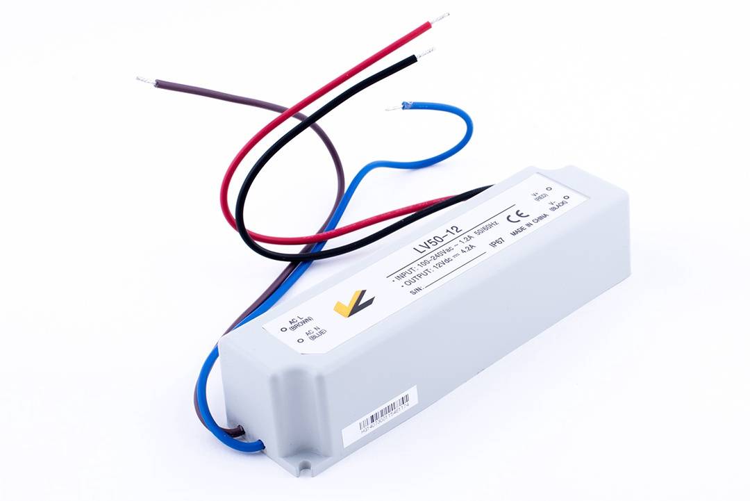 Блок Питания для ленты IP 67 пластик 50 W, 12V — изображение 3