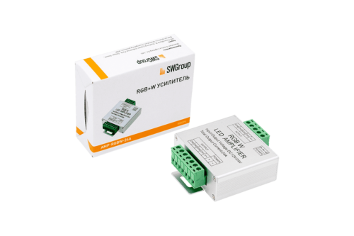 Усилитель RGB+W,24А, AMP-RGBW-24A