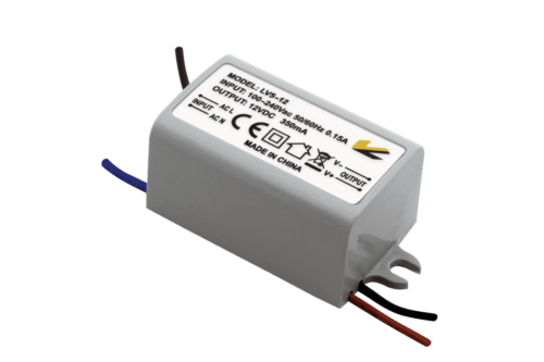 Блок Питания для ленты IP 67 пластик 5 W, 12V