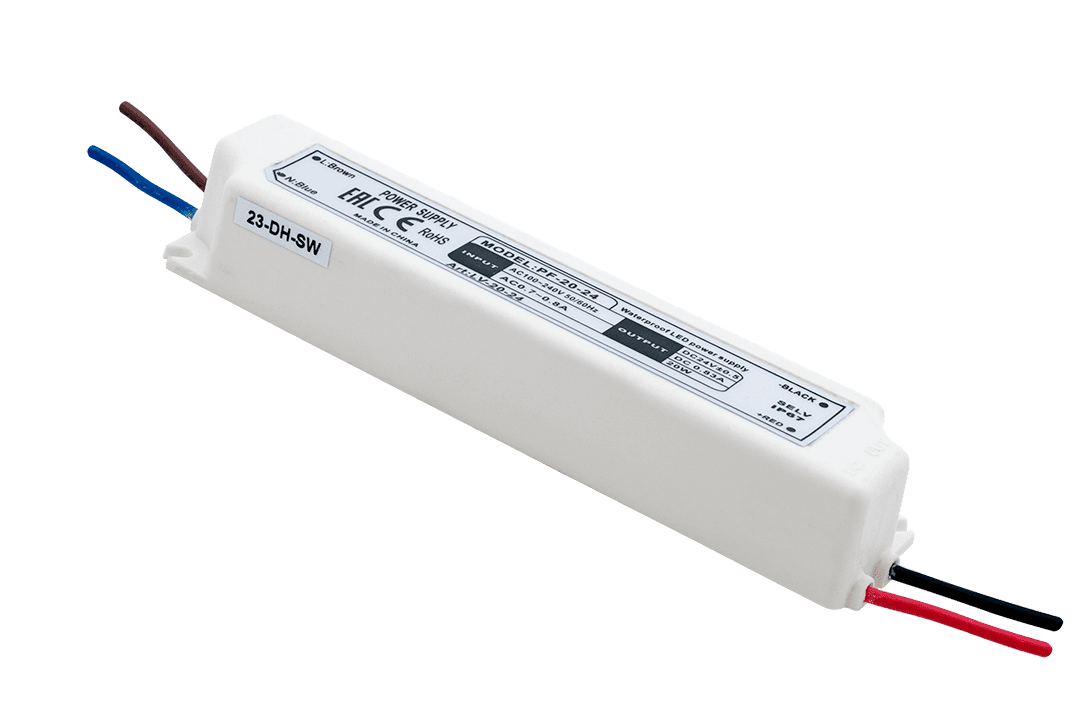 Блок Питания для ленты IP 67 пластик 20 W, 24V — изображение 4