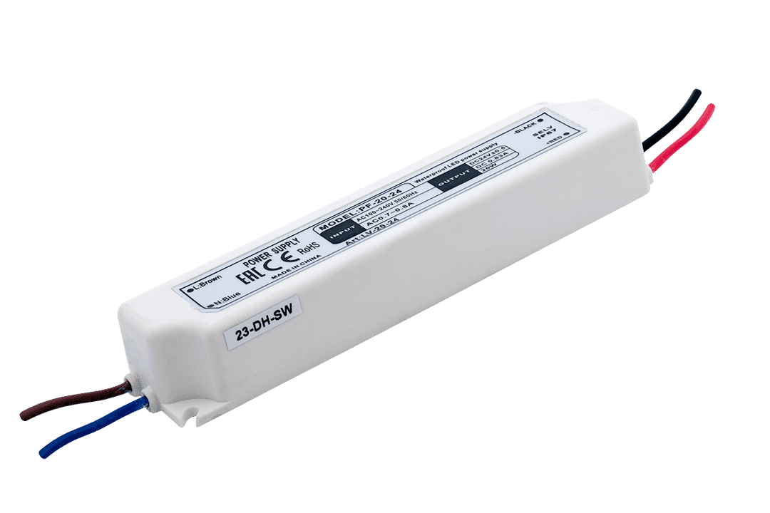 Блок Питания для ленты IP 67 пластик 20 W, 24V — изображение 5