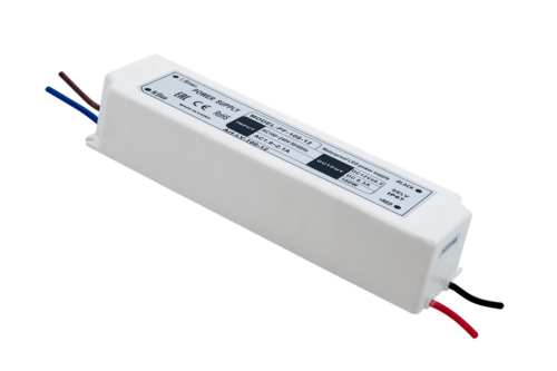 Блок Питания для ленты IP 67 пластик 100 W, 12V