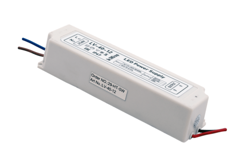 Блок Питания для ленты IP 67 пластик 40 W, 12V