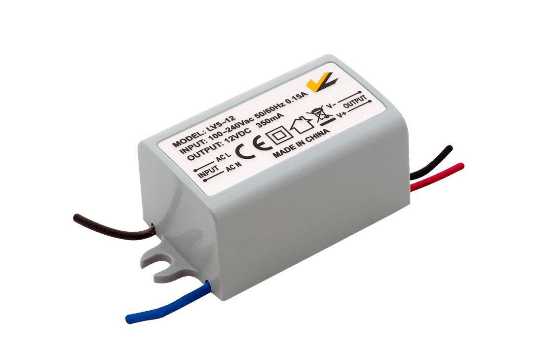 Блок Питания для ленты IP 67 пластик 5 W, 12V — изображение 3
