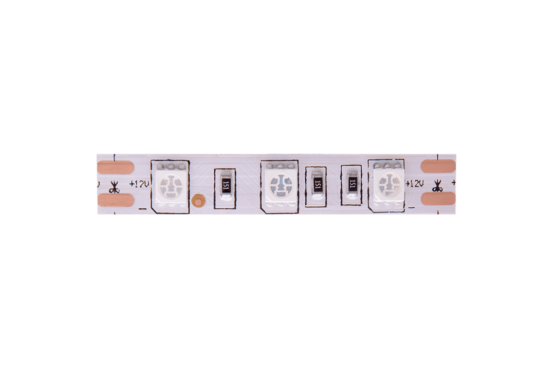 Лента светодиодная эконом 5050, 60 LED/м, 14,4 Вт/м, 12В , IP20, Цвет: Зеленый — изображение 4