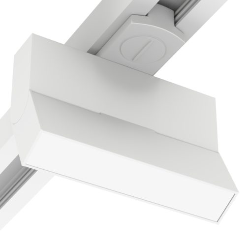 Трековый светильник светодиодный BLACK BOOK 6W OSRAM 120° DW/4000К Белый корпус однофазный 2TRA